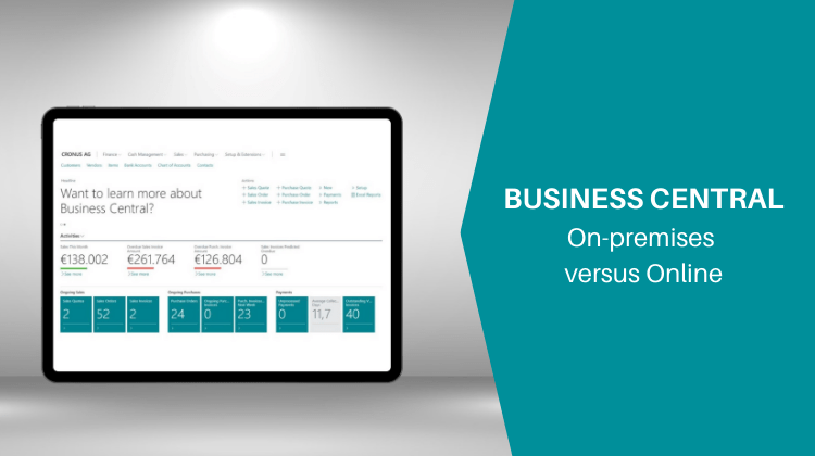 business central onpremises versus online