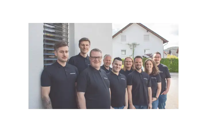 Orgavision Team steht vor der Haustür