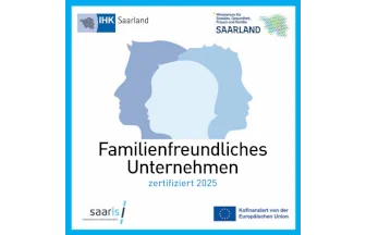 Logo familienfreundliches Unternehmen der IHK Saarland